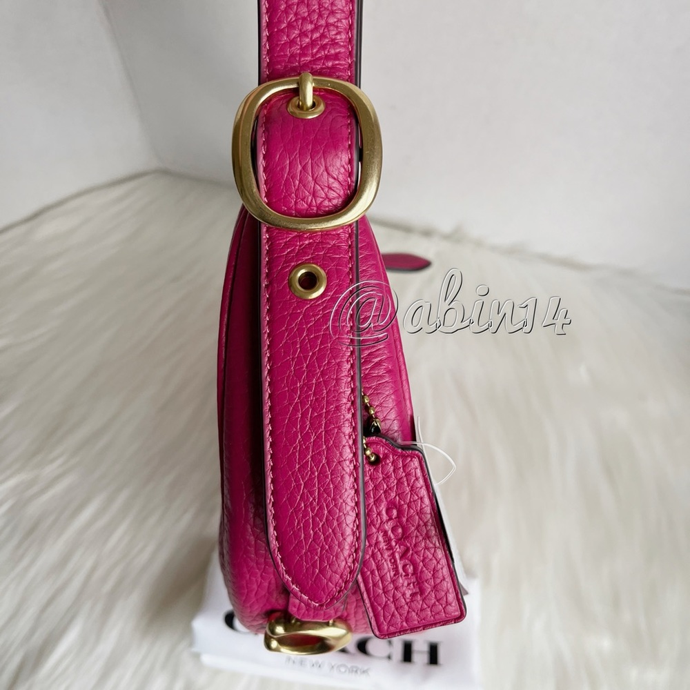 NWT Coach Leather Bag Set Luna Shoulder Bag with Leather Card Case Wallet Holder - Picture 5 of 10